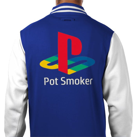 PlayStation Parody Pot Smoker Varsity Jacket