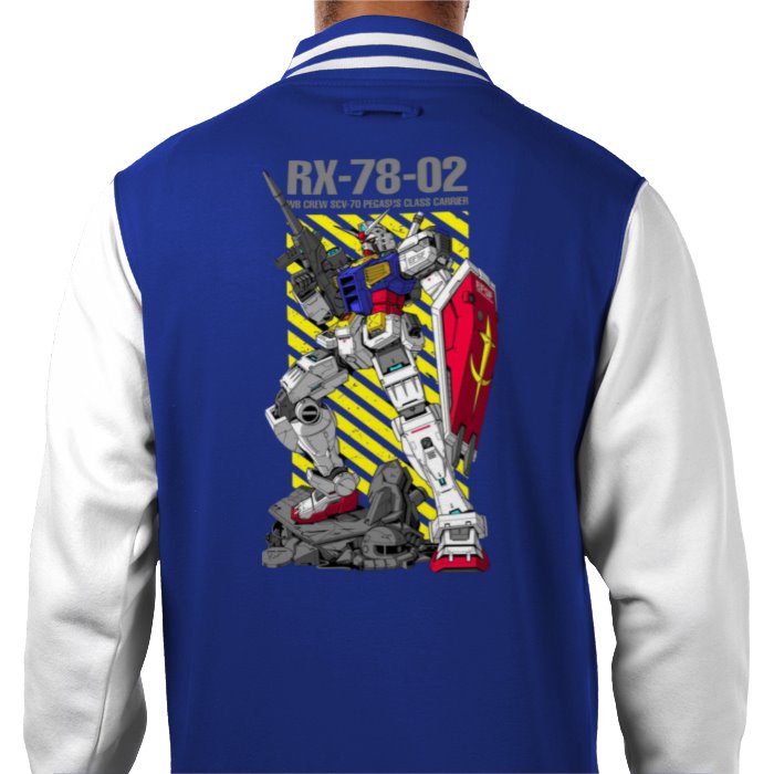 Gundam Wing - RX 78 02 Varsity Jacket