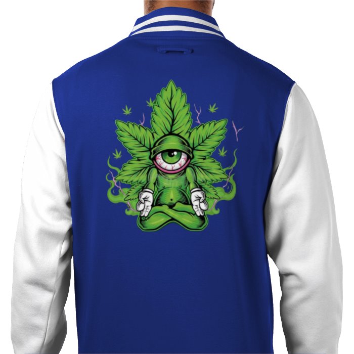 Cannabis Eye Varsity Jacket