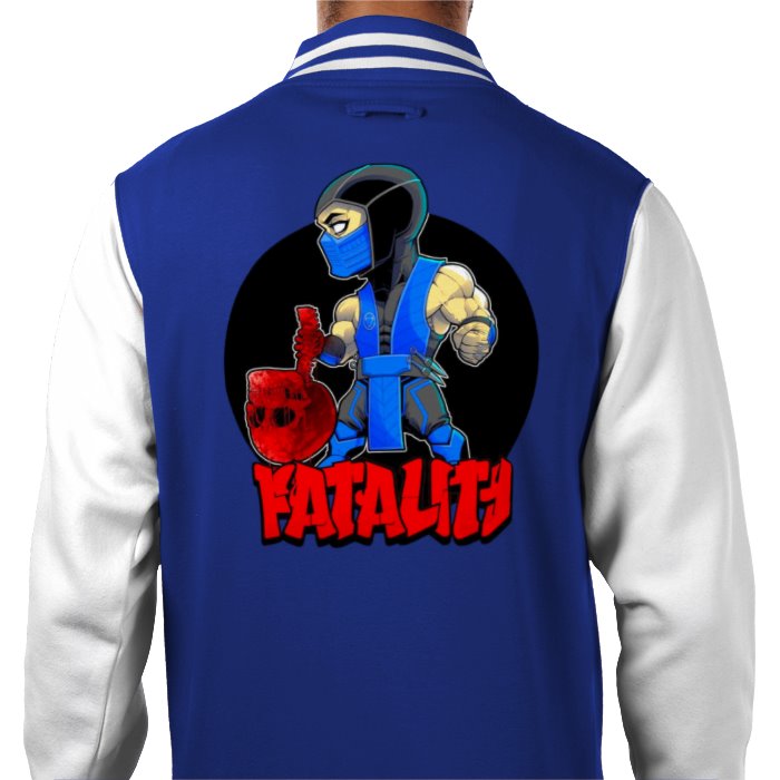 Mortal Kombat - Sub Zero Fatality Varsity Jacket