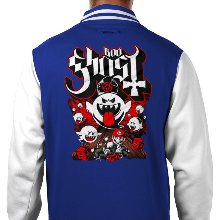 Mario Kart - Boo Ghost Theme Varsity Jacket