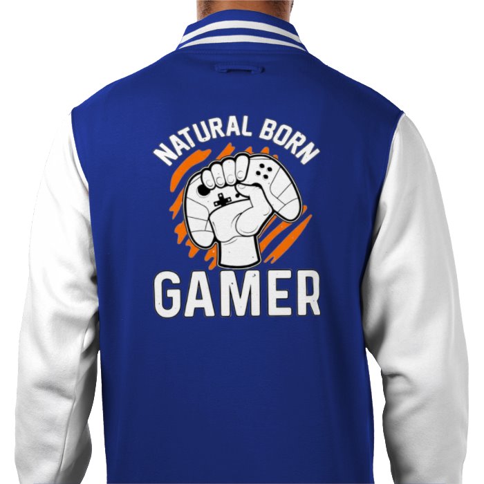 Natural Born Gamer Varsity Jacket