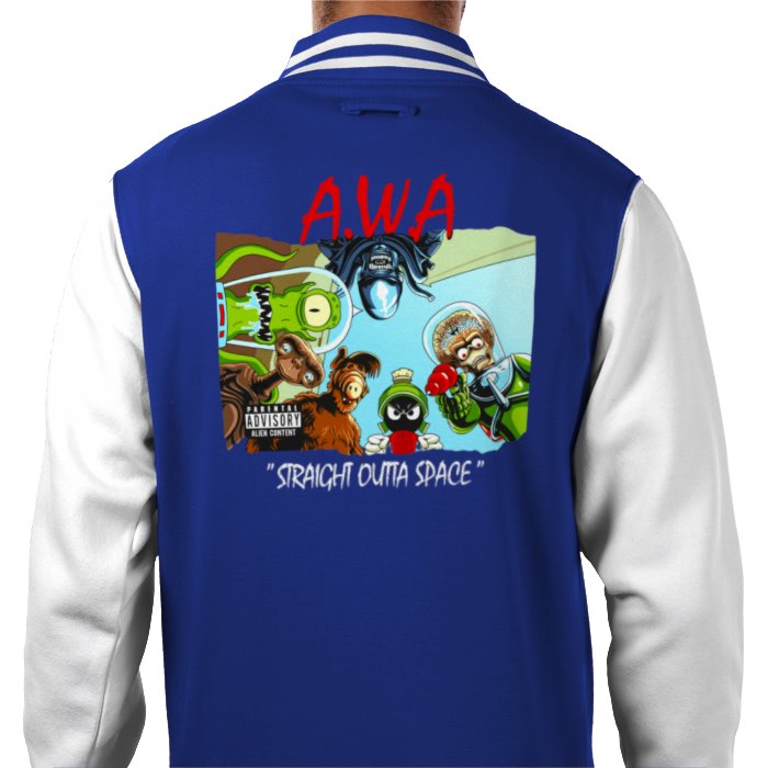 Aliens Without Attitude Varsity Jacket