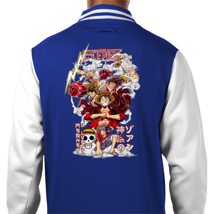 One Piece - Luffy Theme 3 Varsity Jacket