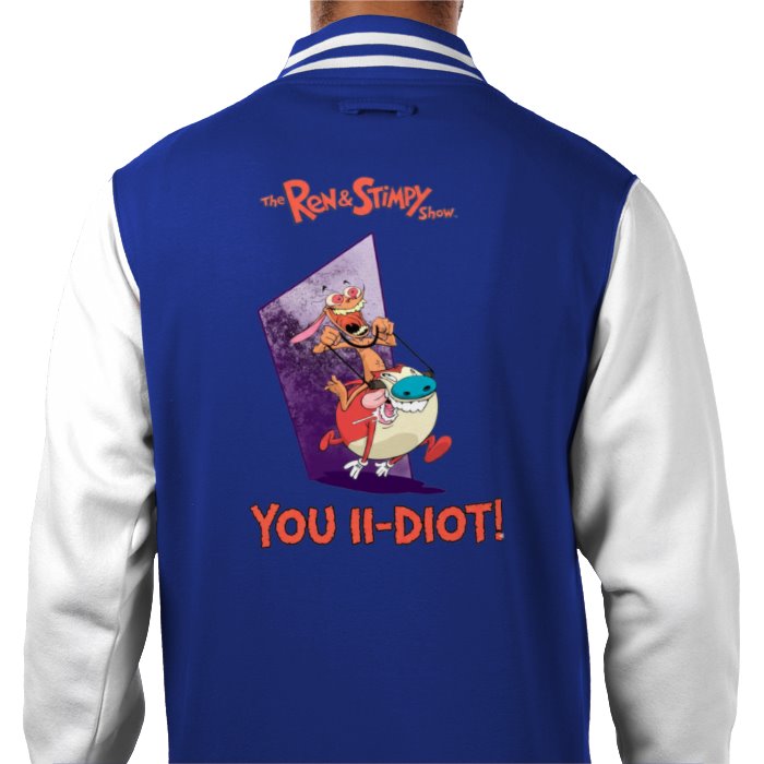Ren & Stimpy - You II-diot Varsity Jacket