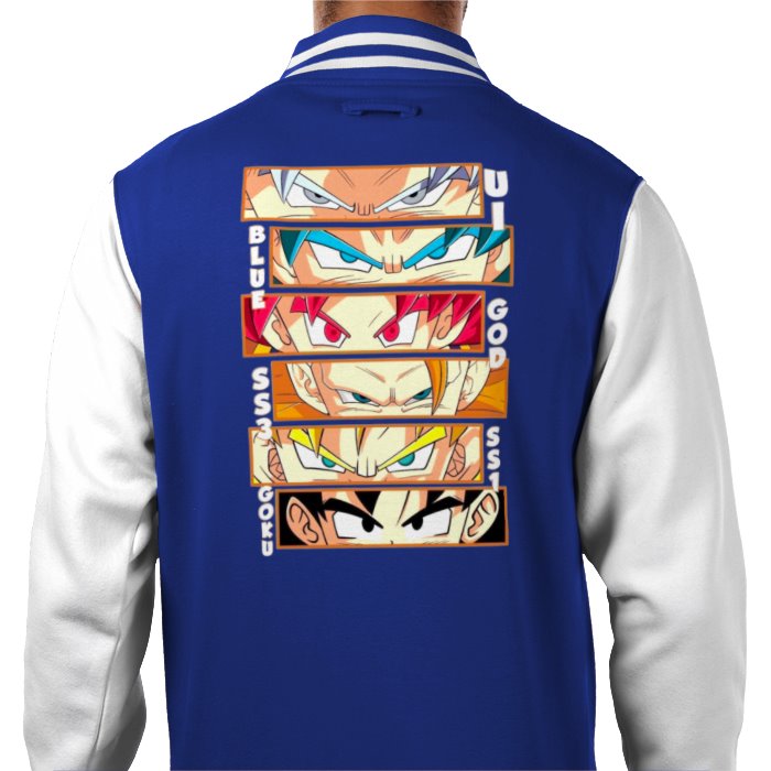 Dragonball Z - Goku Eyes Varsity Jacket