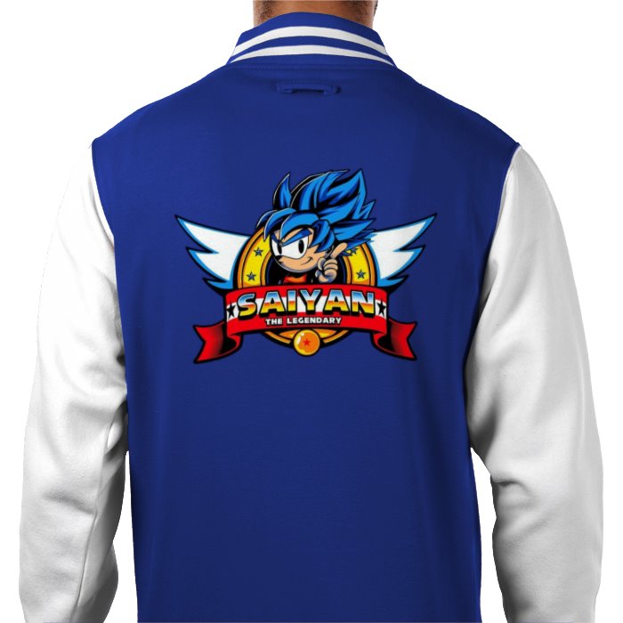 Sonic & Dragonball Z - Sonic The Saiyan Varsity Jacket