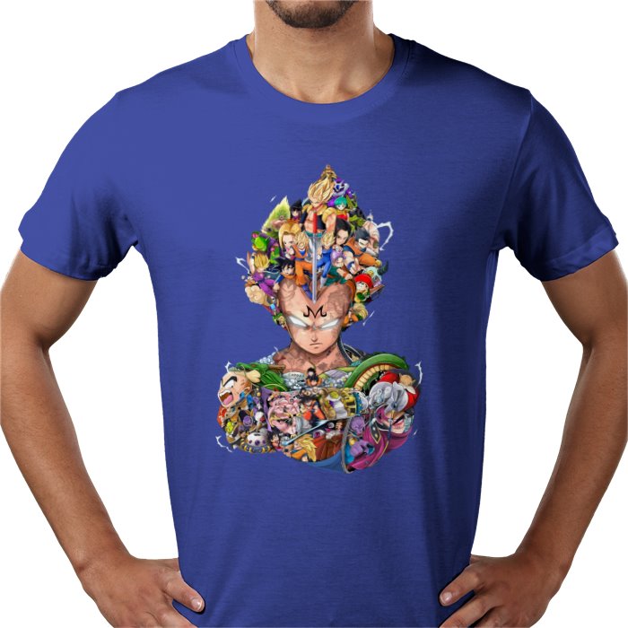 Dragon Ball Z - Vegeta Collage T-Shirt