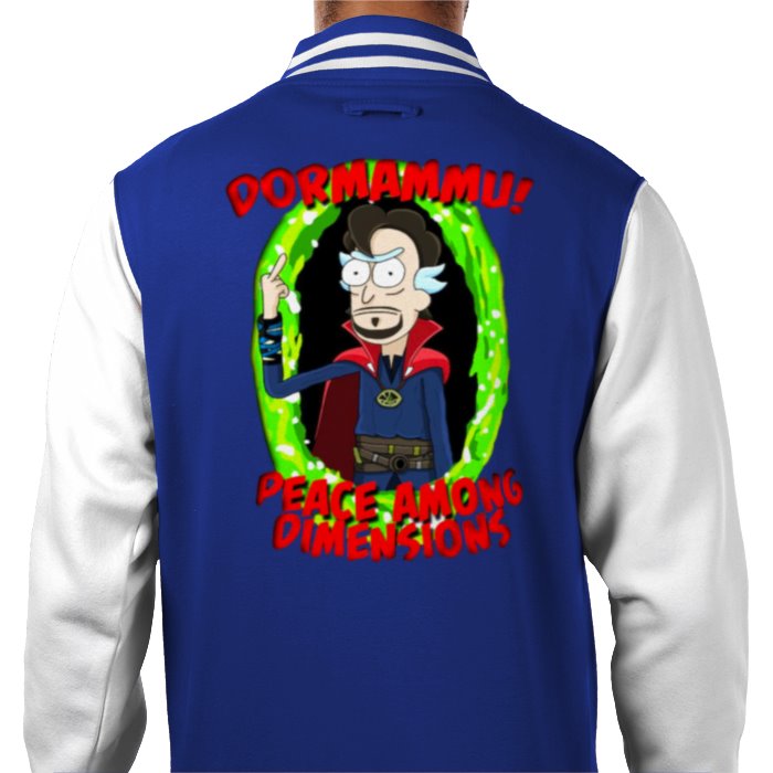 Rick & Morty & Dr Strange - Rick Strange Varsity Jacket