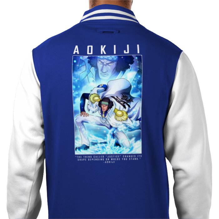 One Piece - Aokiji Theme 1 Varsity Jacket