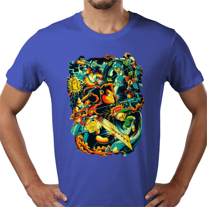 Retro Gamer Collage T-Shirt