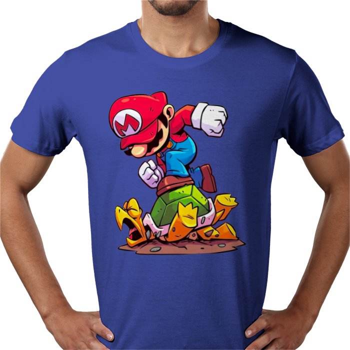 Super Mario Bros — Mario Crushing Turts T-Shirt