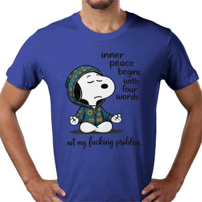 Inner Peace Starts With 4 Words - Snoopy T-shirt