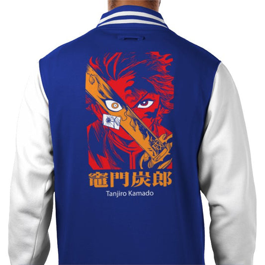 Demon Slayer - Tanjiro Theme 1 Varsity Jacket