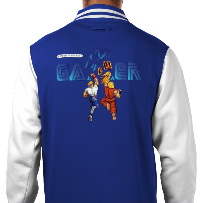 Street Fighter & Sega - Retro Gamer Varsity Jacket