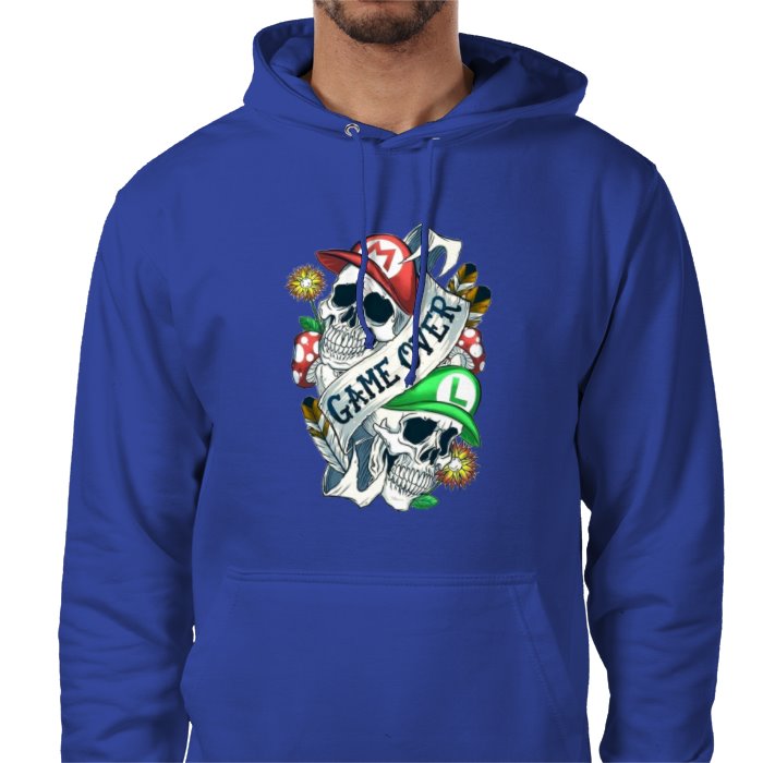 Super Mario - Game Over Tattoo Style Value Hoodie