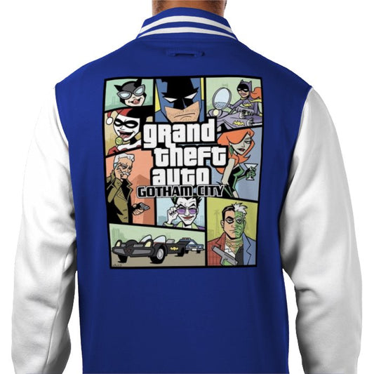 Batman x Grand Theft Auto - Grand Theft Auto Gotham Varsity Jacket