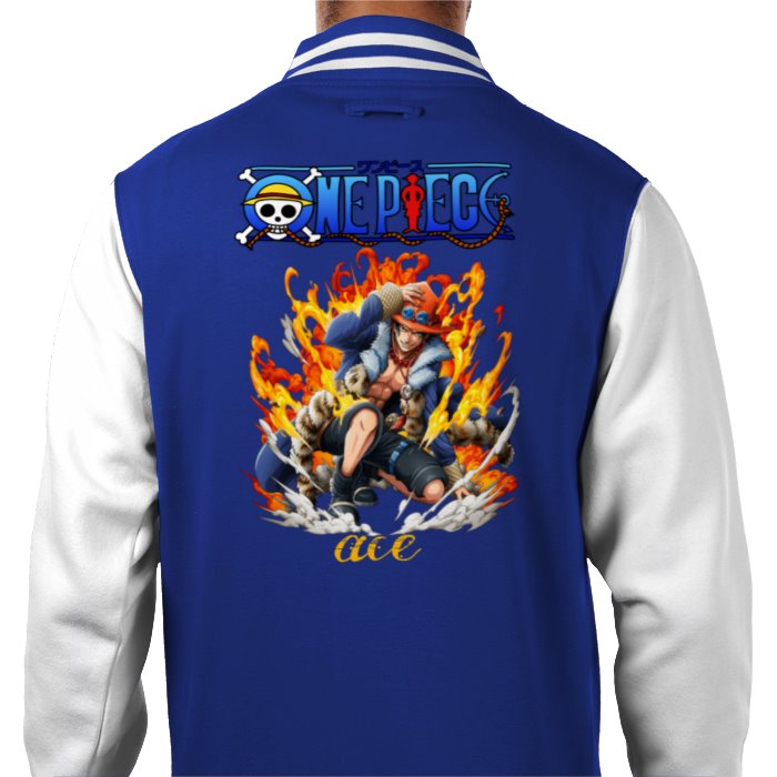 One Piece - Ace Portrait Varsity Jacket