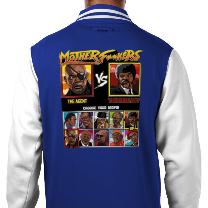 Samuel Jackson & Street Fighter - Mother F**kers Varsity Jacket