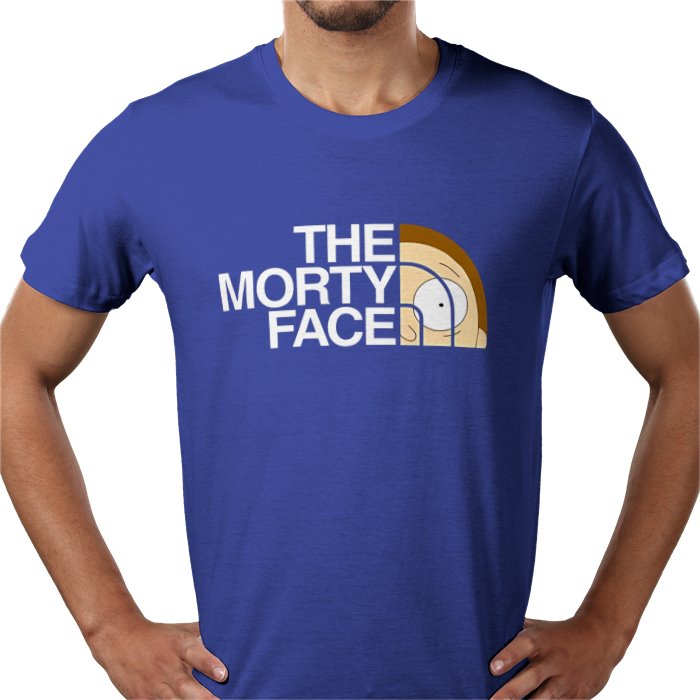 Rick & Morty x The North Face Parody - The Morty Face T-Shirt