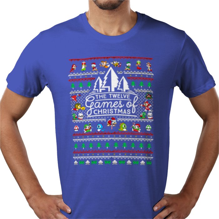 Ugly Jumper Style - 12 Games Of Christmas T Shirt