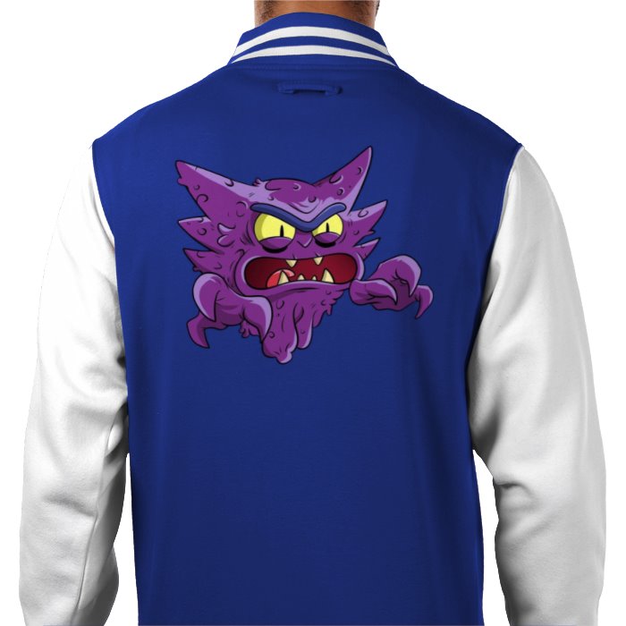 Rick & Morty & Pokémon - Haunter Varsity Jacket