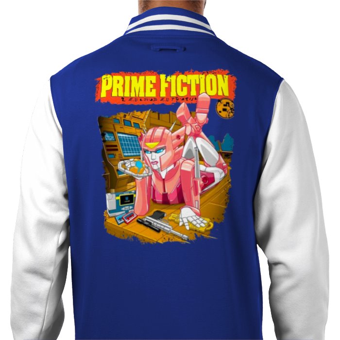 Transformers x Pulp Fiction - Prime Fiction Varsity Jacket