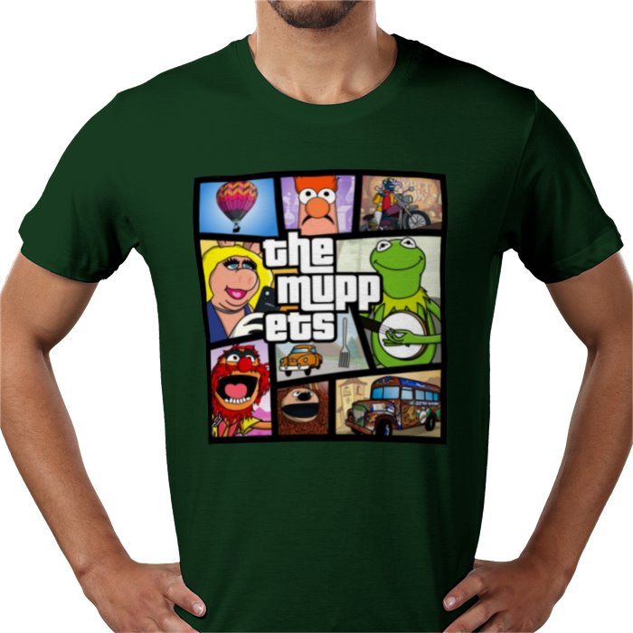 The Muppets & Grand Theft Auto - Grand Theft Auto Style T-shirt