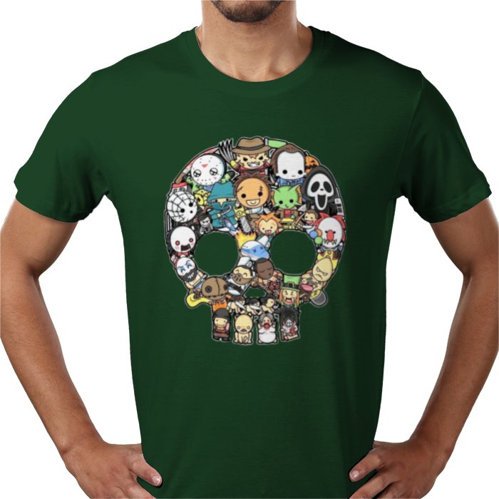 Horror Skull Montage T Shirt