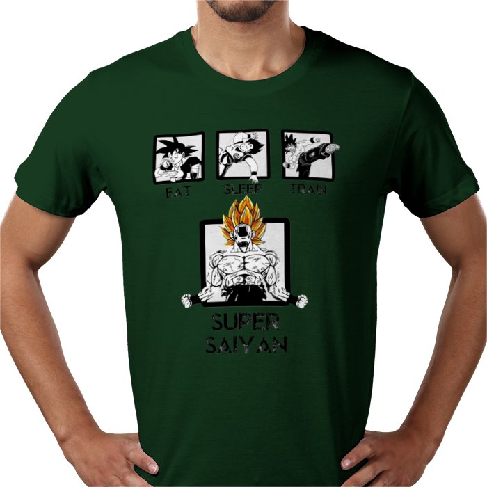 Dragonball Z - Eat Sleep Train T-shirt