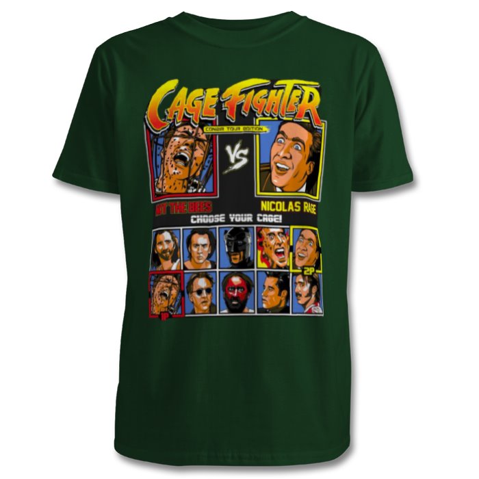 Nicholas Cage & Street Fighter - Cage Fighter T-shirt