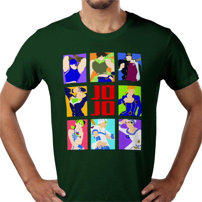 JoJo's Bizarre Adventure - Box Collage T-Shirt