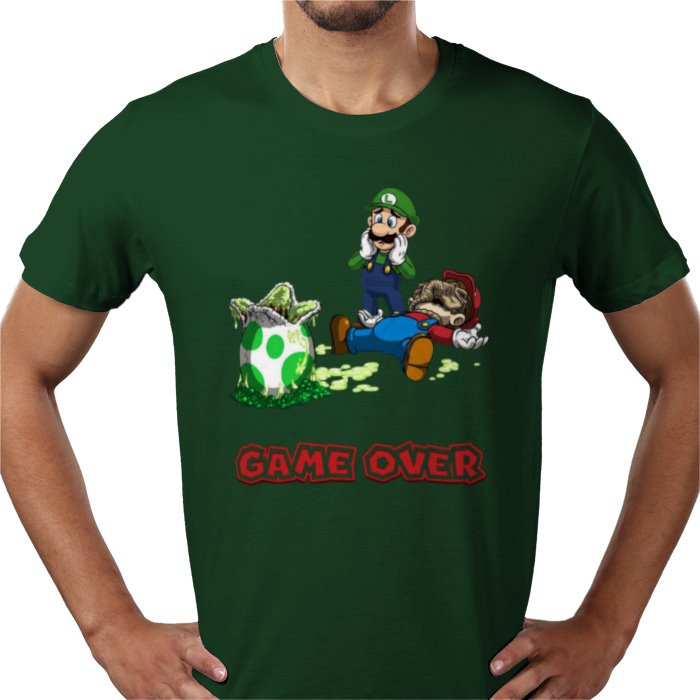 Super Mario x Aliens - Xeno Egg Game Over T-shirt