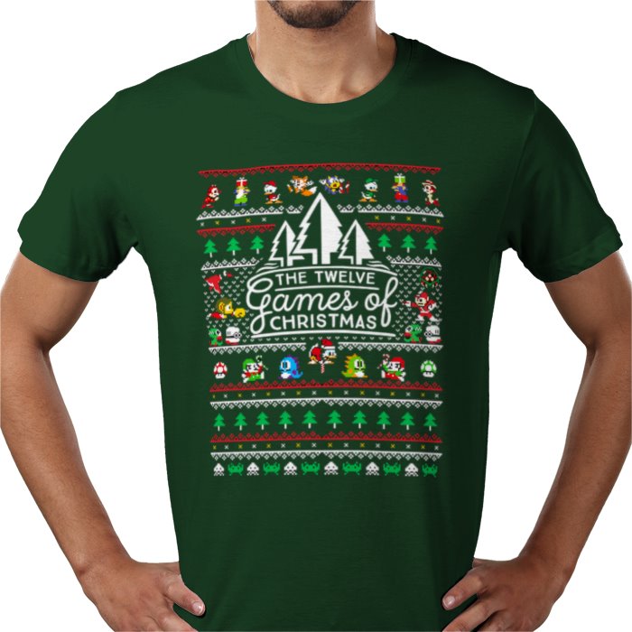 Ugly Jumper Style - 12 Games Of Christmas T Shirt