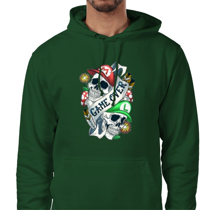 Super Mario - Game Over Tattoo Style Value Hoodie