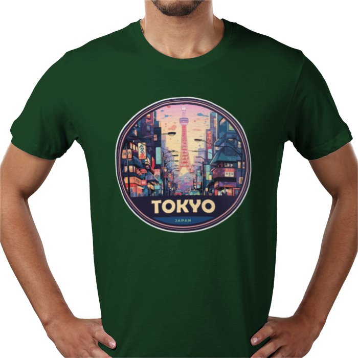 Tokyo Japan Badge T-shirt