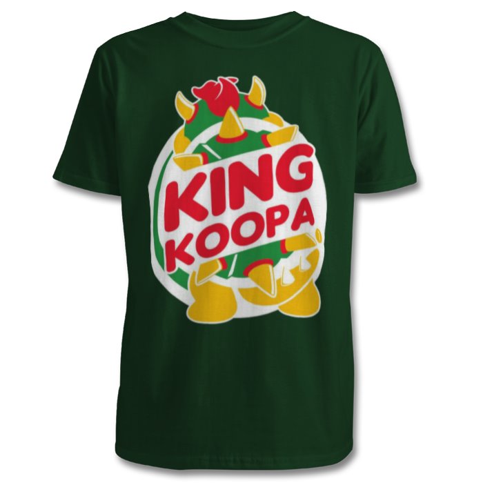 Super Mario Bro's & Burger King - King Koopa T-shirt