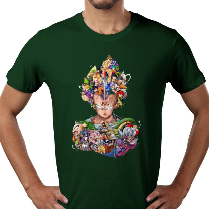 Dragon Ball Z - Vegeta Collage T-Shirt