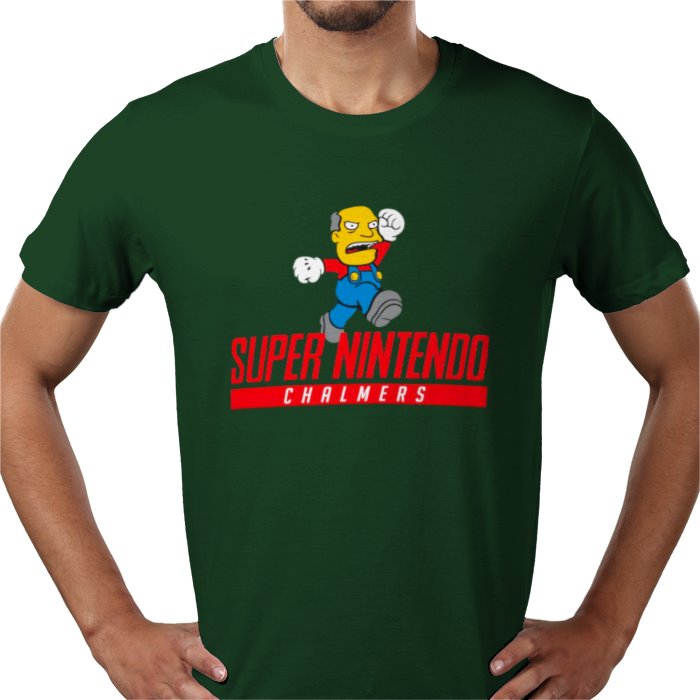 Nintendo x Super Mario Bro's x The Simpsons - Super Nintendo Chalmers T-shirt