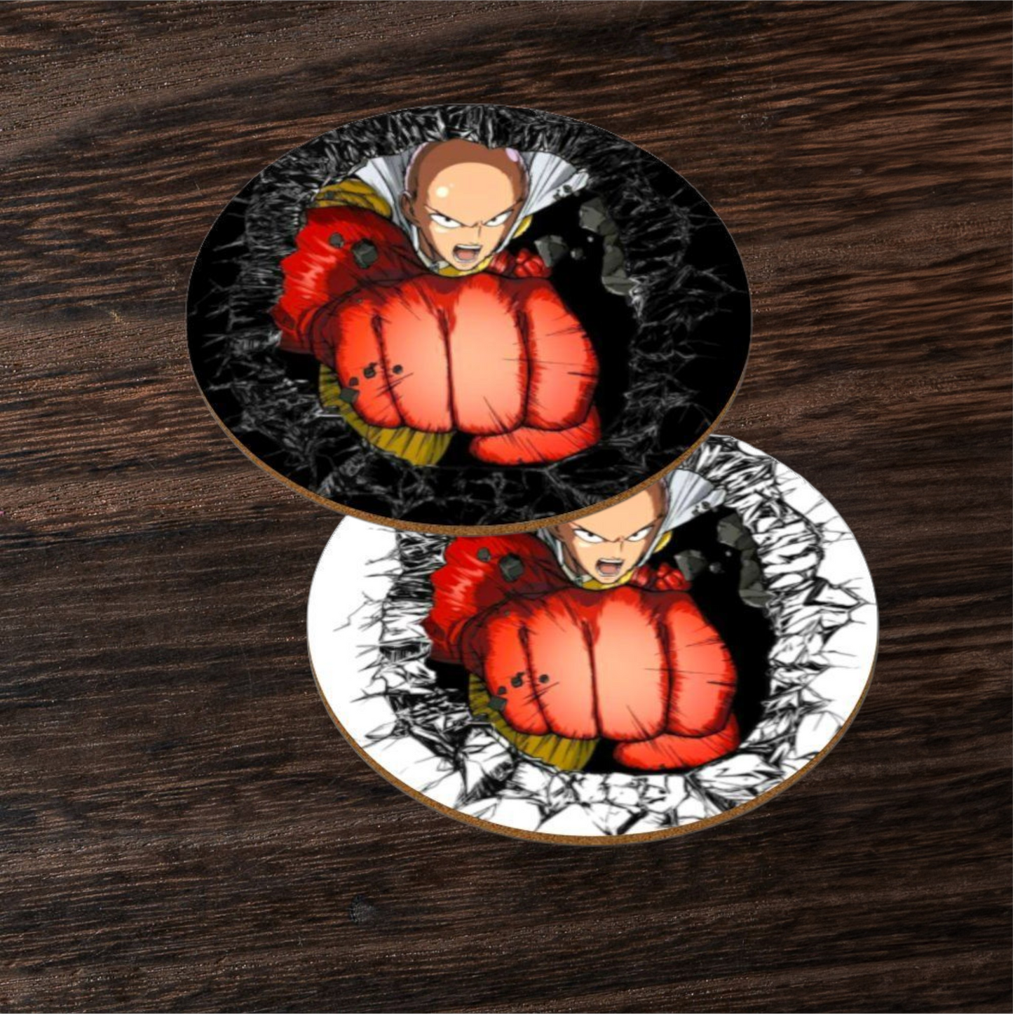 One Punch Man - Breakthrough Round Coasters