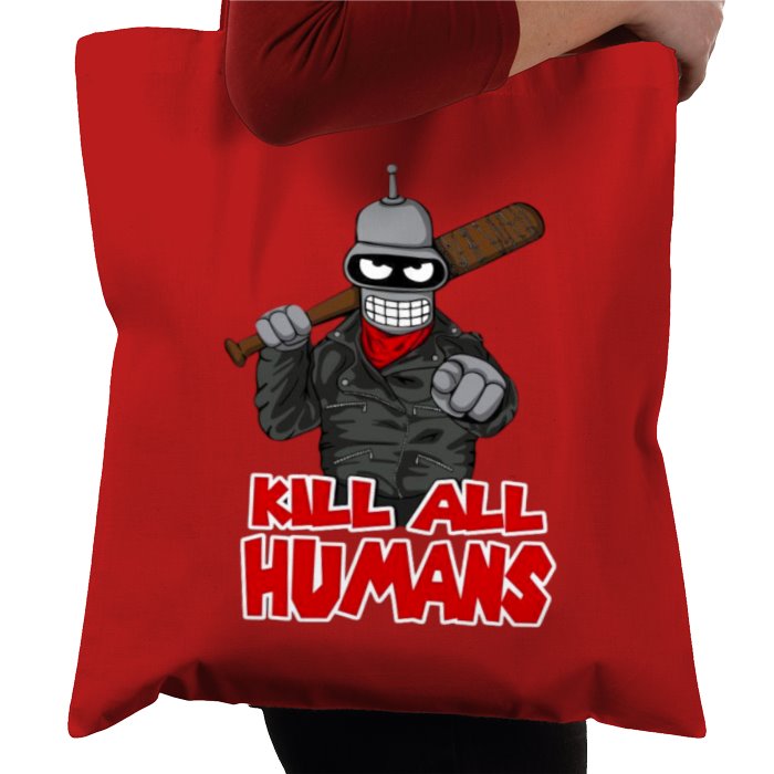 Futurama x The Walking Dead - Kill All Humans Tote Bag
