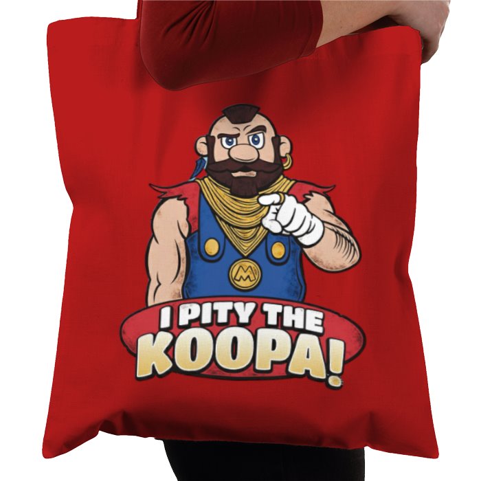 Super Mario Bro's x The A Team - I Pity The Koopa Tote Bag
