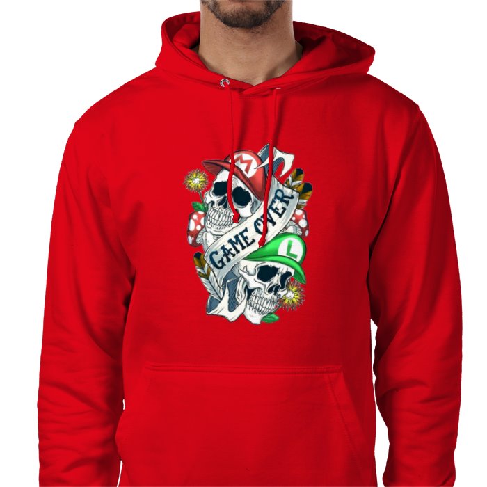 Super Mario - Game Over Tattoo Style Value Hoodie