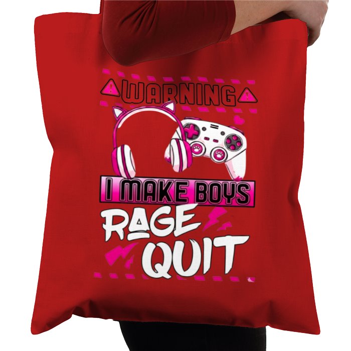 I Make Boys Rage Quit Tote Bag