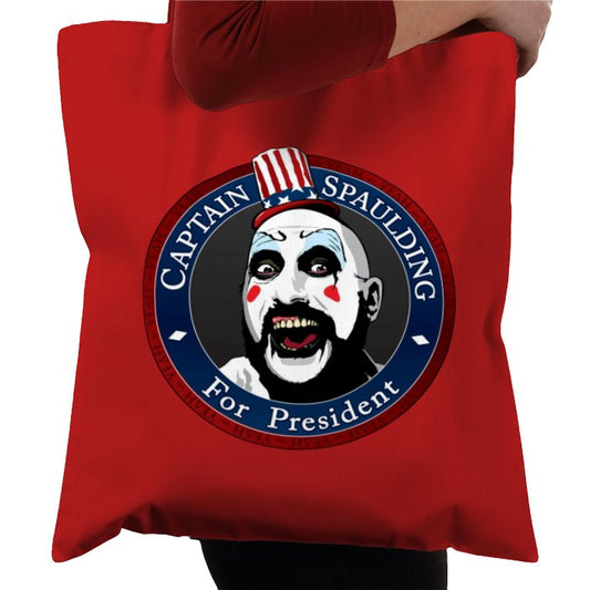 Captain Spaulding For President Tote Bag