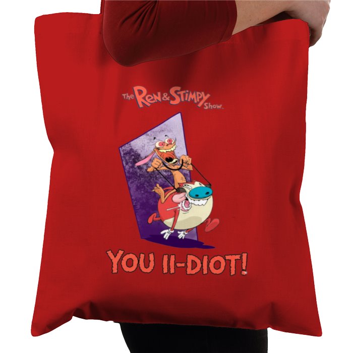 Ren & Stimpy - You Idiot Tote Bag
