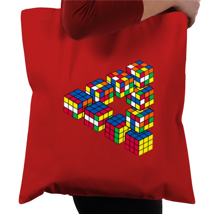 Rubik's Theme Tote Bag
