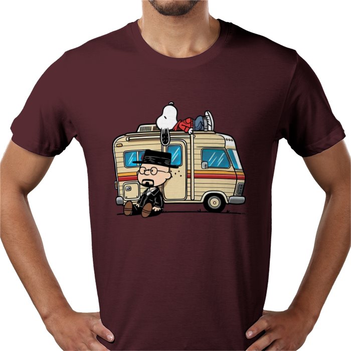 Peanuts x Breaking Bad Parody T-Shirt
