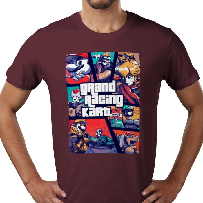 Mario Kart x Grand Theft Auto - Grand Racing Kart T-Shirt