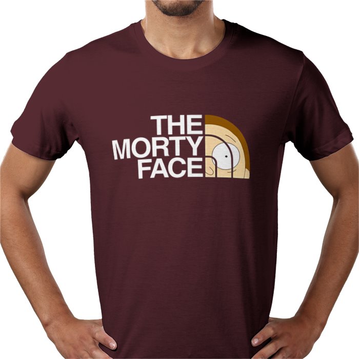 Rick & Morty x The North Face Parody - The Morty Face T-Shirt